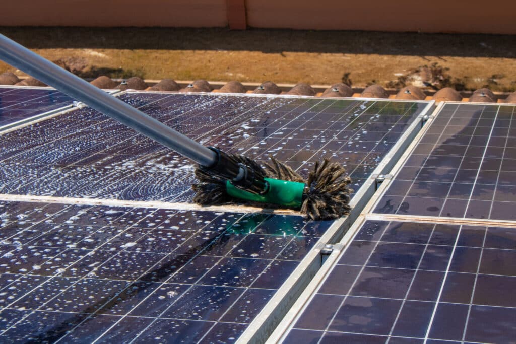 limpieza paneles solares